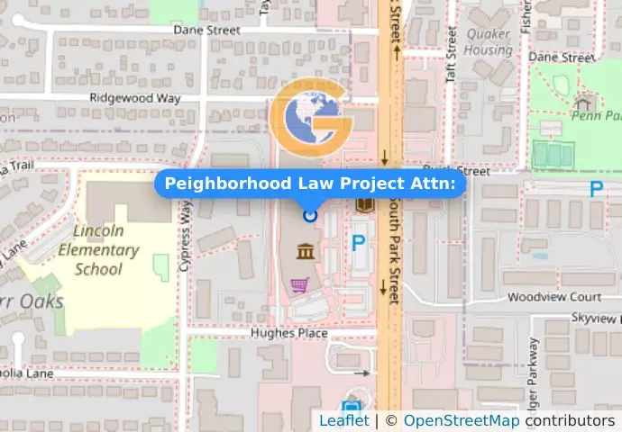 Peighborhood Law Project Attn: